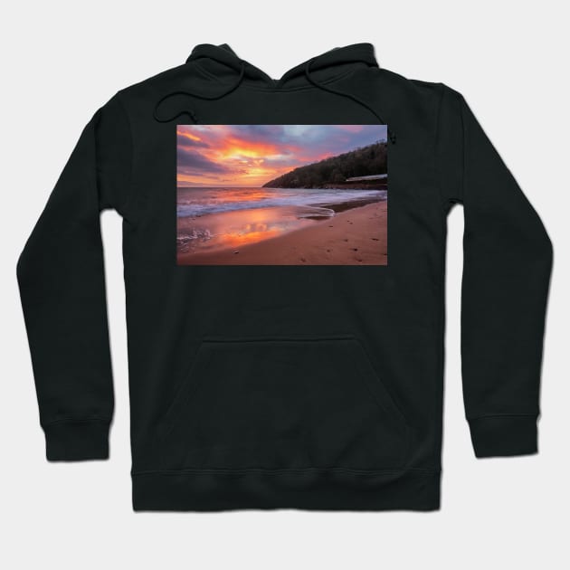 Oxwich Bay, Gower Hoodie by dasantillo